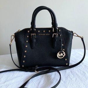 Michael Kors Ciara Studded Leather Bag